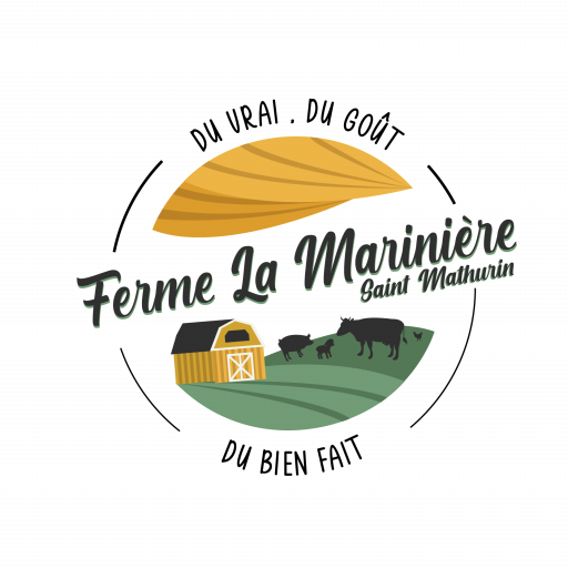 Logo ferme la marinière, vente à la Ferme, Saint Mathurin Vendée