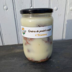 Bocal de gésiers de poulet