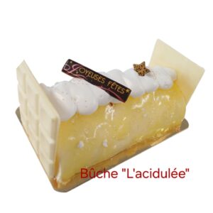 Bûche glacée 'L'acidulée" (6/8 parts)