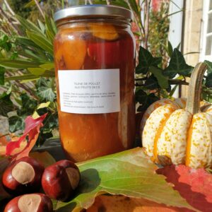 Tajine de poulet aux fruits secs